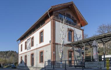 Edificio de la oficina de turismo en Lekunberri.